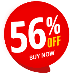 56% Discount Badge